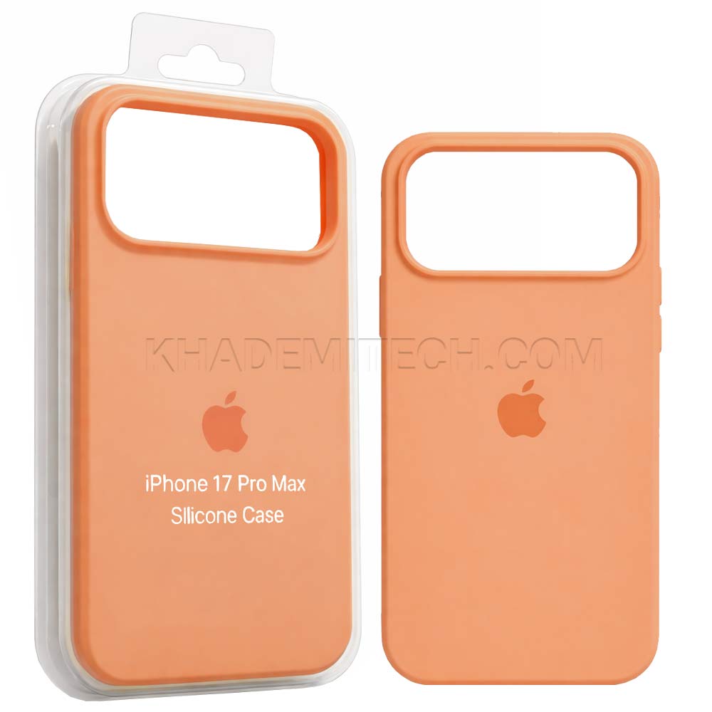 قاب سیلیکونی اپل مدل Silicon IPHONE 17 ProMax صورتی