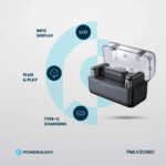 میکروفن بی سیم حرفه ای دوگانه پاورولوژی مدل POWEROLOGY PMLV2CMIC Professional Set - تصویر 3