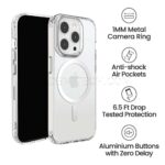قاب آیفون مدل Iphone 16 Pro Max Mag Safe شفاف نچرال - تصویر 2