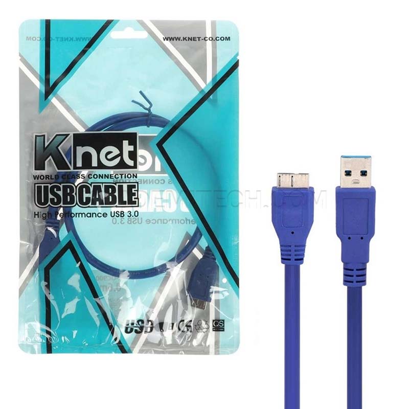 کابل هارد اکسترنال KNET K-OC900 60cm USB 3.0