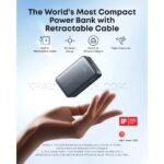 پاوربانک انکر مدل ANKER A1638H11 45W 10000mAh مشکی - تصویر 4