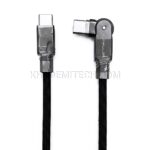 کابل شارژ دو سر تایپ سی کانفلون 90 درجه مدل KONFULON DC98 مشکی طول 1 متر - تصویر 2