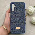 قاب سامسونگ سواروسکی مدل SWAROVSKI SAMSUNG A25 سرمه ای - تصویر 2