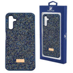 قاب سامسونگ سواروسکی مدل SWAROVSKI SAMSUNG S23 FE سرمه ای