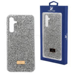 قاب سامسونگ سواروسکی مدل SWAROVSKI SAMSUNG A35 نقره ای