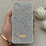 قاب سامسونگ سواروسکی مدل SWAROVSKI SAMSUNG A35 نقره ای - تصویر 2