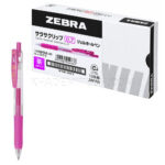 روان‌نویس ژلی ساراسا کلیپ زبرا مدل ZEBRA JJB15-MZ Sarasa Clip 0.7 ارغوانی بسته 10 عددی