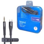 کابل صدا تایپ سی بیاند مدل BEYOND Type-c BCA-561  مشکی طول 1 متر