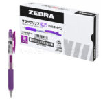 روان‌نویس ژلی ساراسا کلیپ زبرا مدل ZEBRA JJB15-PU Sarasa Clip 0.7 بنفش بسته 10 عددی