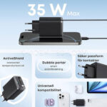 شارژر کامل انکر مدل ANKER A2658G11 2-PIN 35W - تصویر 3