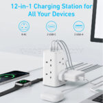 چندراهی برق انکر مدل ANKER A9185K21 12-IN-1 20W - تصویر 2