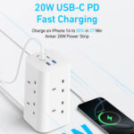 چندراهی برق انکر مدل ANKER A9185K21 12-IN-1 20W - تصویر 3