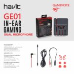 0هندزفری سیم دارگیمی  GE01 HAVIT - تصویر 2