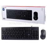 کیبورد و ماوس سیم دار فنتک مدل FANTECH GO KM103 مشکی
