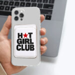 جا کارتی مگ سیف دار  مدل WALLET MAGSAFE HOT چرم سفید - تصویر 2