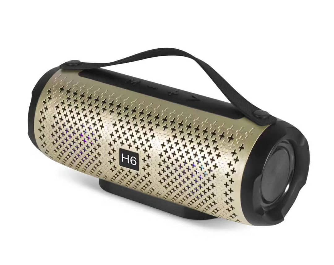 H6-GOLD 0اسپیکربلوتوث H6 JBL طلایی - تصویر 1