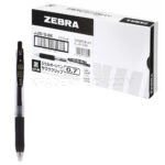 روان‌نویس ژلی ساراسا کلیپ زبرا مدل ZEBRA JJB15-BK Sarasa Clip 0.7 مشکی بسته 10 عددی