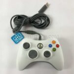 دسته بازی سیم دار ایکس باکس مدل XBOX 360 سفید - تصویر 2
