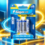 باتری آلکالاین نیم قلم گیگاسل مدل GIGACELL Super Alkaline AAA بسته 4 عددی - تصویر 2