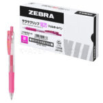 روان‌نویس ژلی ساراسا کلیپ زبرا مدل ZEBRA JJB15-P Sarasa Clip 0.7 صورتی بسته 10 عددی