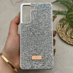 قاب سامسونگ سواروسکی مدل SWAROVSKI SAMSUNG S21 FE نقره ای - تصویر 2