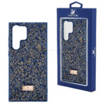 قاب سامسونگ سواروسکی مدل SWAROVSKI SAMSUNG S23 ULTRA سرمه ای