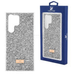 قاب سامسونگ سواروسکی مدل SWAROVSKI SAMSUNG S23 ULTRA نقره ای