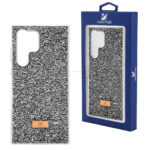 قاب سامسونگ سواروسکی مدل SWAROVSKI SAMSUNG S23 ULTRA طوسی