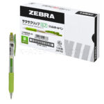روان‌نویس ژلی ساراسا کلیپ زبرا مدل ZEBRA JJB15-LG Sarasa Clip 0.7 سبز روشن بسته 10 عددی