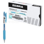 روان‌نویس ژلی ساراسا کلیپ زبرا مدل ZEBRA JJB15-LB Sarasa Clip 0.7 آبی روشن بسته 10 عددی