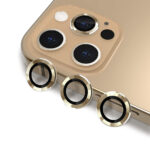 محافظ لنزرینگی آیفون IPHONE 14Pro-14ProMax طلایی - تصویر 2