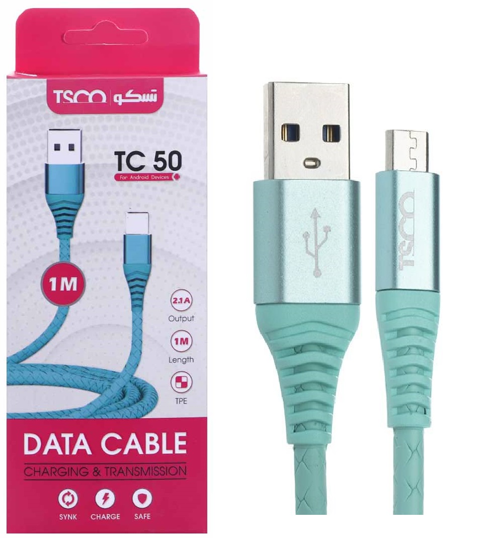 TC50 AABI 0کابل MICRO 1M TC50 TSCOآبی - تصویر 1