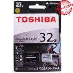 رم میکرو توشیبا مدل TOSHIBA 95MB PRO U3 32G گارانتی مادام العمر