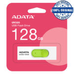 فلش ای دیتا مدل ADATA UV320 128G سفید سبز