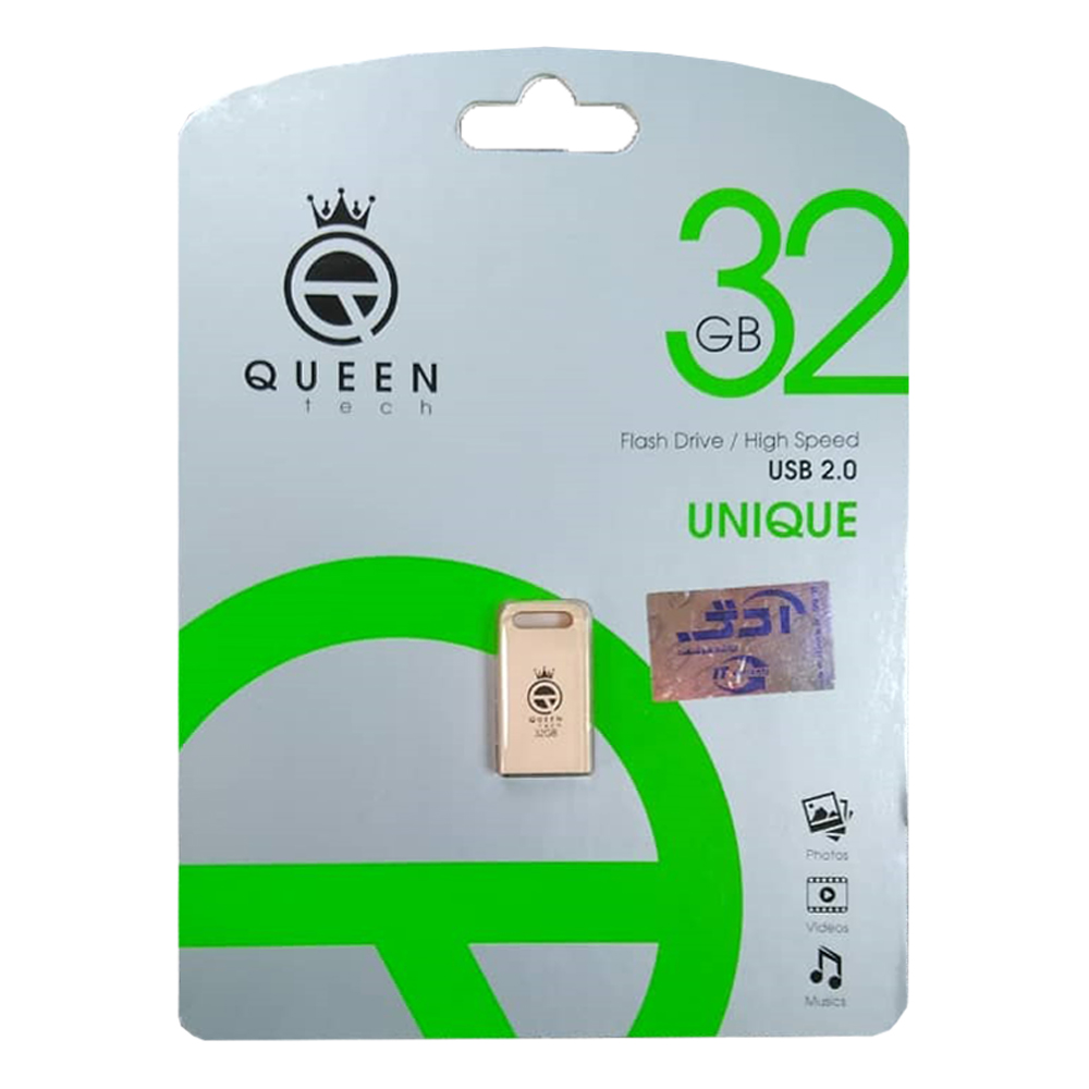 Untitled-1-19 فلش کوئین تک مدل QUEEN TECH UNIQUE 32G گارانتی مادام العمر - تصویر 1