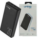 .پاوربانک  20000 UN20مشکی UNIVO