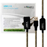 کابل افزایش رویال مدل ROYAL USB 20M