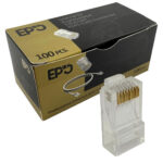 سوکت شبکه EPJ RJ45 CAT6 100pcs