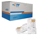 سوکت شبکه شیشه ای AMP CAT6 100PCS