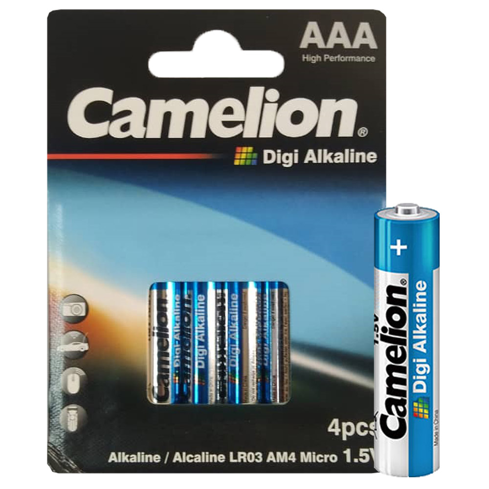 باطری آلکالاین نیم قلم 4کارتی کملیون مدل CAMELION Digi