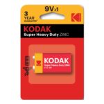 باتری کتابی 9Vآلکالاین اکستراKODAK