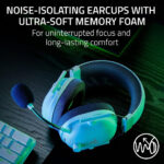 هدست بی سیم گیمینگ ریزر مدل RAZER BLACKSHARK V2 PRO سفید - تصویر 2