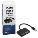 تبدیل USB3.0 به HDMI  کی نت مدل KNET K-COUA30HV 4K
