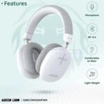 هدست بی سیم گرین لاین مدل Green Lion Echo Max GNECOMAXHPWH سفید - تصویر 3