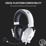 هدست گیمینگ سیم دار ریزر مدل RAZER BlackShark V2 X سفید - تصویر 4