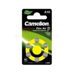 باتری سمعک کملیون مدل CAMELION A10 پک 6عددی