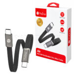 کابل شارژ دو سر تایپ سی پرووان مدل PROONE Air PCC159 USB-C 60W مشکی طول 1.2 متر