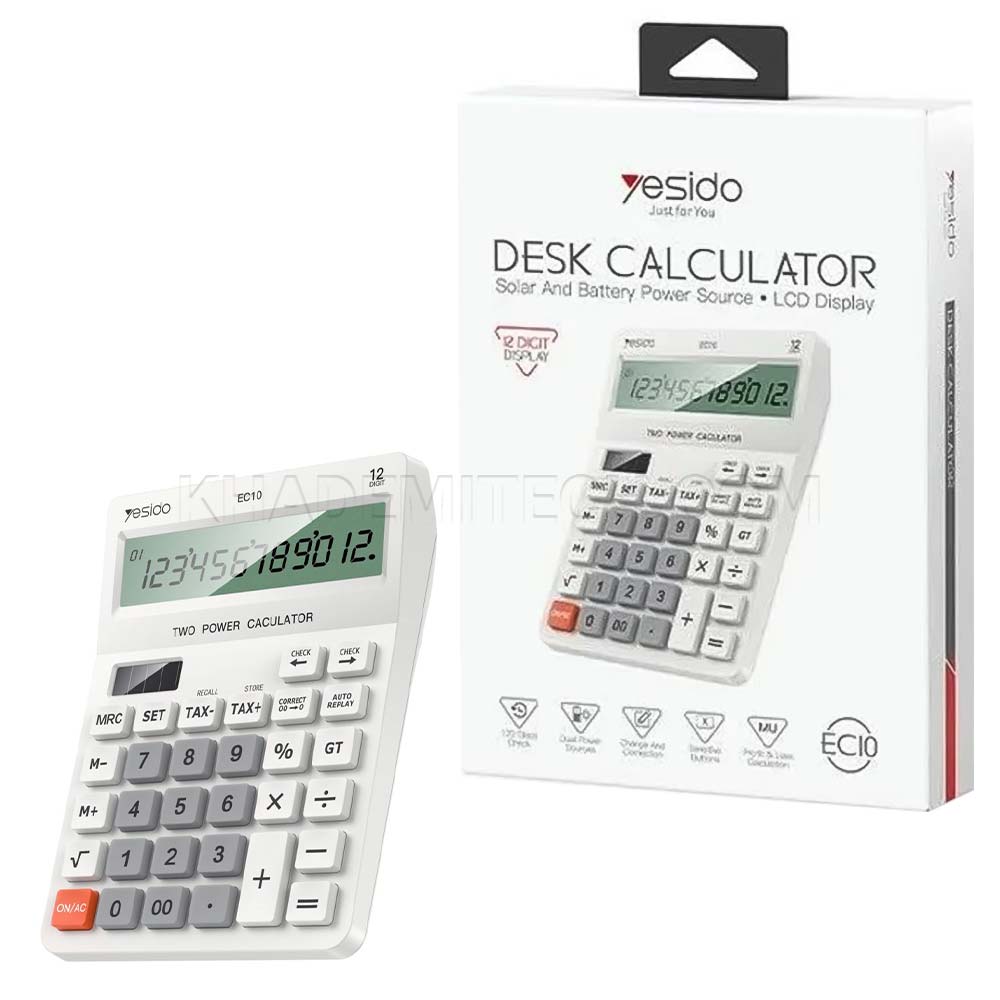ماشین حساب دیجیتالی یسیدو مدل Yesido EC10