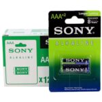 باتری آلکالاین 2نیم قلم کارتی  SONY