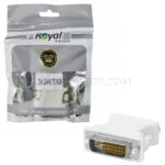 تبدیل DVI به VGA رویال مدل 5+24 ROYAL